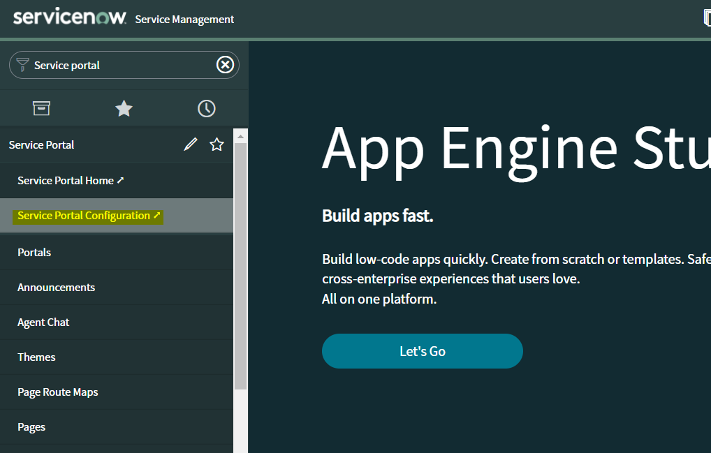 servicenow service portal roles