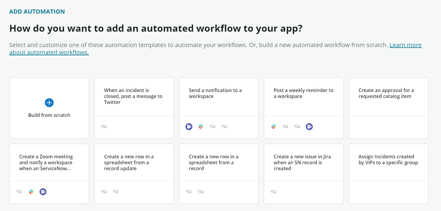 ServiceNow Now Platform App Engine