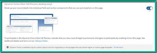 Enable Dynamic Forms