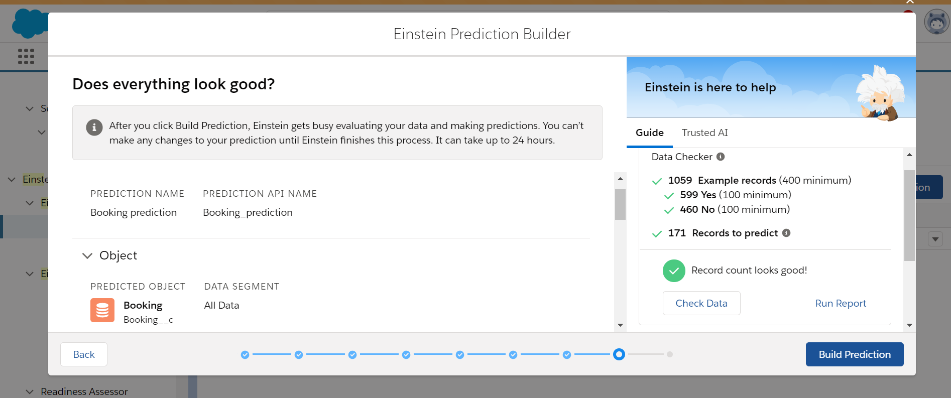Einstein Prediction Builder