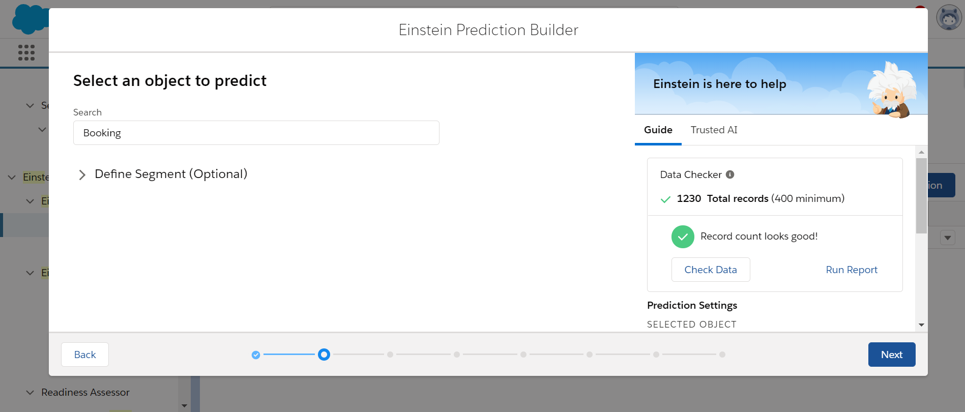 Einstein Prediction Builder
