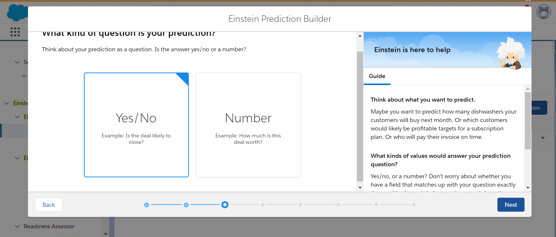Einstein Prediction Builder