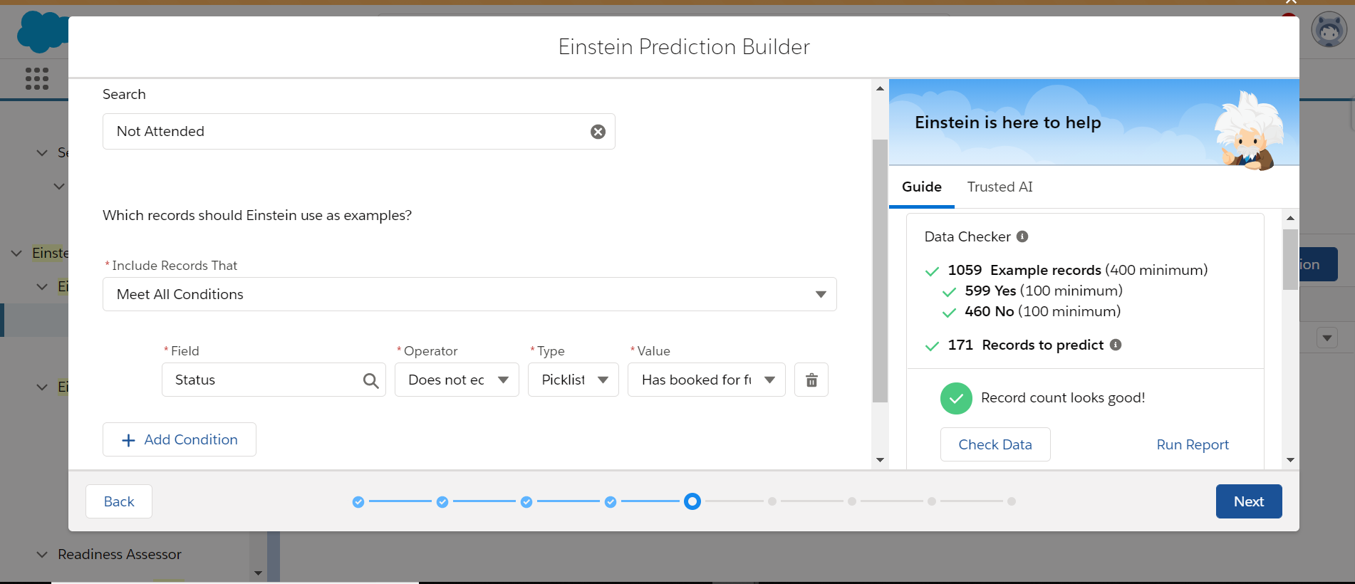 Einstein Prediction Builder