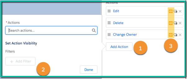 dynamics actions