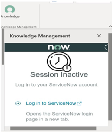 Microsoft Word to access ServiceNow