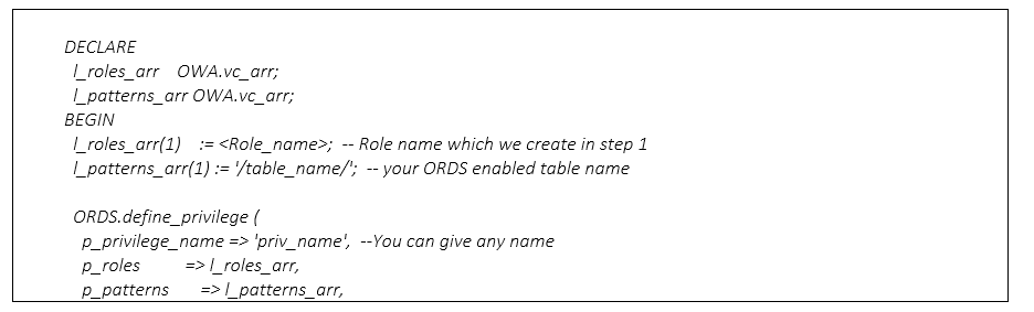 ORDS