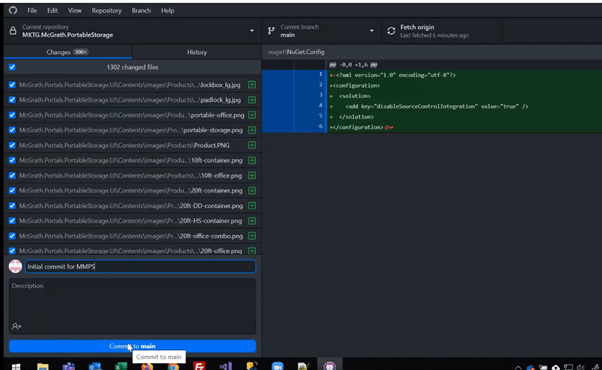 TFS to GITHub